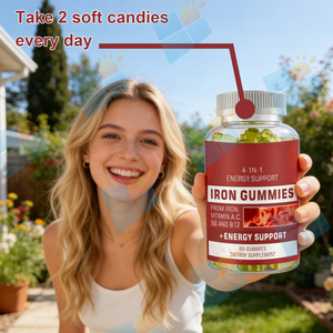 Suplemento <span class=keywords><strong>de</strong></span> <span class=keywords><strong>Hierro</strong></span> 4 en 1 con Vitaminas A, C, B6 y B12, Fórmula Personalizada <span class=keywords><strong>para</strong></span> Niños y <span class=keywords><strong>Adultos</strong></span>, Apoyo Energético, Marca Privada OEM/ODM - Product Image 6