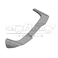 Haosheng Extension de becquet arrière en plastique ABS noir brillant pour LYNK&CO 900 2025+