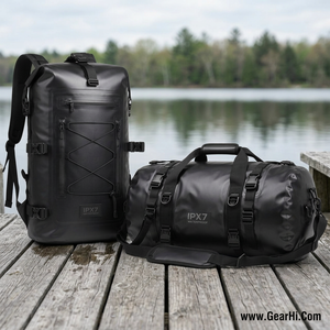Sac à dos étanche submersible IPX7 en nylon 1000D, sac de transport marin robuste, sac de transport amphibie - Product Image 3