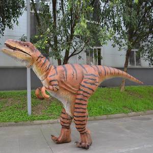 Costume de dinosaure du monde de <span class=keywords><strong>Dino</strong></span> de parc d'attractions Jambes cachées réalistes pour parc à thème - Product Image 1