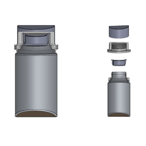 กระป๋องอลูมิเนียมแบบเปิดด้านบนที่ทนทานจากผู้ผลิตในเวียดนามโลหะที่เพรียวบางสำหรับป้องกันพืช - Product Image 4