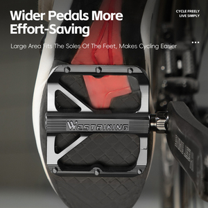 WEST BIKING 3 rodamiento <span class=keywords><strong>de</strong></span> aleación <span class=keywords><strong>de</strong></span> aluminio Pedal <span class=keywords><strong>de</strong></span> ciclismo ensanchar antideslizante <span class=keywords><strong>eje</strong></span> <span class=keywords><strong>de</strong></span> acero Pedal <span class=keywords><strong>de</strong></span> <span class=keywords><strong>bicicleta</strong></span> para MTB <span class=keywords><strong>bicicleta</strong></span> <span class=keywords><strong>de</strong></span> carretera - Product Image 4