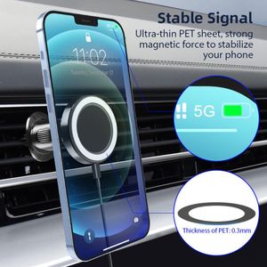 Nuevo Soporte Magnético para Celular en Auto, Soporte Móvil para Coche, Cargador Inalámbrico Magnético de 15W para Rejilla de Ventilación con Gancho Metálico - Product Image 5