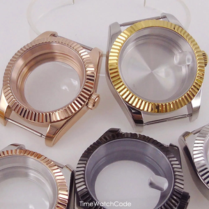 Boîtier de montre étanche 100m avec date et <span class=keywords><strong>lunette</strong></span> dentée pour mouvements NH34 NH35 ETA2824 PT SW200 - Product Image 3