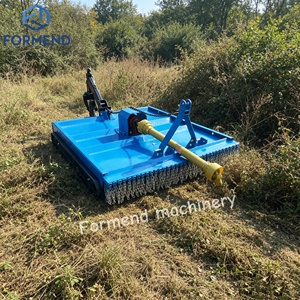 Tondeuse rotative flottante 3 points pour tracteur, débroussailleuse robuste pour terrains accidentés, idéale pour l'élimination des herbes en montagne, sur pâturages et fermes - Product Image 2