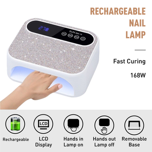 Sèche-<span class=keywords><strong>ongles</strong></span> professionnel rechargeable 168w à séchage rapide, <span class=keywords><strong>lampe</strong></span> à <span class=keywords><strong>ongles</strong></span> <span class=keywords><strong>LED</strong></span> UV <span class=keywords><strong>pour</strong></span> salon - Product Image 2