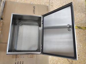 <span class=keywords><strong>Wall</strong></span> Mount tủ điện kim loại năng lượng điện Bảng điều khiển hộp bao vây không thấm nước Thùng thép không gỉ - Product Image 5