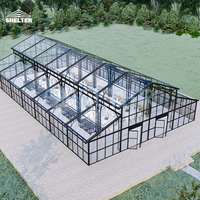 Carpa de Lujo Moderna con Techo de Cristal Transparente para Fiestas, Eventos, Orangerie, Bodas