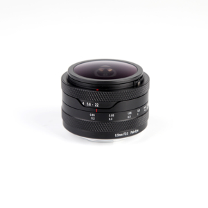 Lente Ojo de Pez de 6.5mm F2.0 APS-C 192 °   Lente Circular Ultra Gran Angular de Enfoque Manual <span class=keywords><strong>para</strong></span> Cámaras sin Espejo con Montura E - Product Image 1