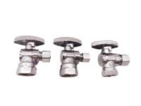 Válvula Angular de Latón 1/2" FIP X 3/8" OD COMP CP, Sin Plomo, Anticorrosión para Sistemas de Tuberías de Agua/Gas (Certificación ISO 9001)