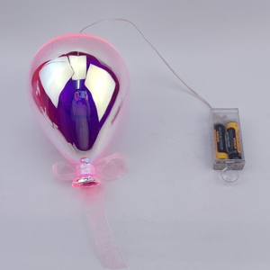 Globo iluminado de cristal globo multicolor decoración del hogar - Product Image 4