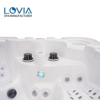 LOVIA Fashion Balboa Hot Tub Jaccuzi Spa extérieur Baignoires et spas à remous Jaccuzi Hidromasaje Bain à remous pour 5 personnes pour usage extérieur