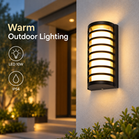 Applique murale LED étanche IP65 en PC blanc 10W, installation facile, pour extérieur
