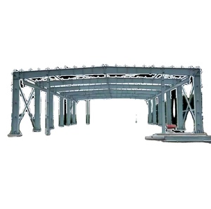 Structure <span class=keywords><strong>métallique</strong></span> en acier pour entrepôt et atelier, vente en gros, plans CAO gratuits - Product Image 1