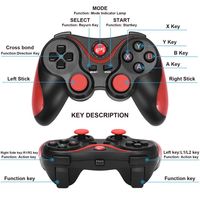 Nuevos Joysticks de Video Inalámbricos 2.4G BT para Teléfonos Móviles, Controles de Juego para Smartphones Android e iOS
