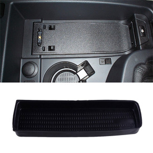 Boîte de rangement pour accoudoir BMW Série 3 E90 E91 E92 E93, tapis noir en plastique, plateau de console centrale 51167118064 - Product Image 2