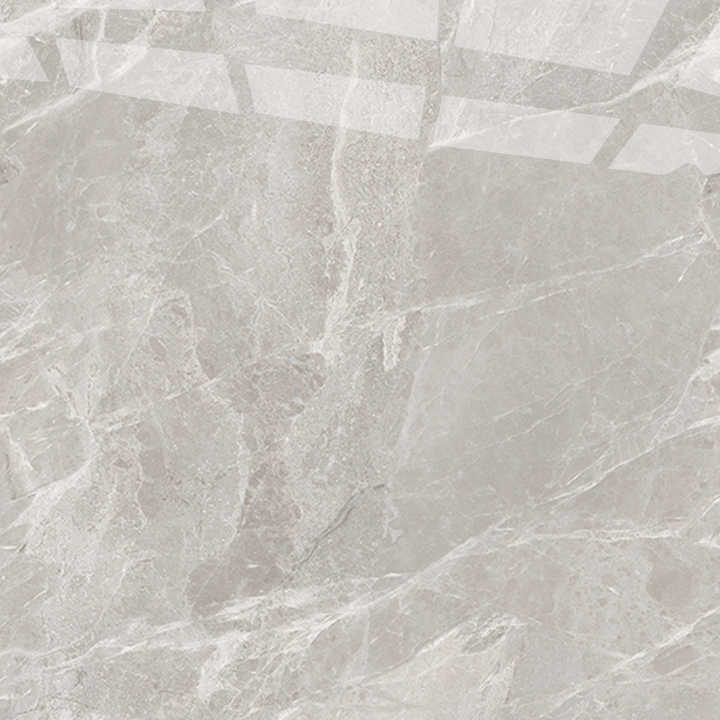 Modern 80x80cm Ground Porcelain Floor Tile Glossy Polished with Stones