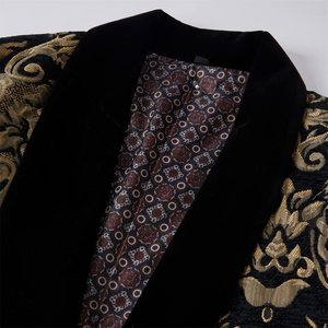 Abito da uomo Slim giacca nera pantaloni gilet <span class=keywords><strong>smoking</strong></span> da sposa abbigliamento abito da ballo da sposa <span class=keywords><strong>smoking</strong></span> da <span class=keywords><strong>sposo</strong></span> 3 pezzi Set - Product Image 3