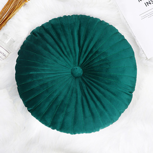 Nordic Ins Style Velvet Pumpkin <strong>Round</strong> <strong>Cushion</strong> - Product Image 4