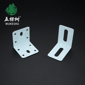 Support d'angle Wukeshu 5x5 mm en acier épaissi pour accessoires de quincaillerie de meubles - Product Image 3