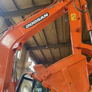 รถขุดดินขนาดเล็ก Doosan รถขุดดิน DX55 5TON เครื่องจักรก่อสร้างไฟฟ้า Doosan DX55-9C DX55 - Product Image 2