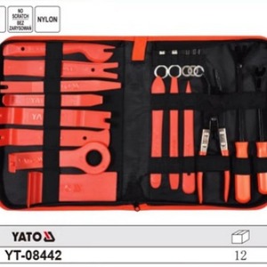 Kit de Extracción de Paneles Interiores de Automóviles Yato, Juego de 12 Herramientas de Nailon para Reparación de Audio de Automóviles con Estuche Blando - Product Image 1