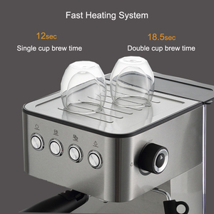 Programmable Semi-<b>Automatic</b> Stainless Steel Espresso <b>Machine</b> LED Screen 51mm Portafilter Hot Water Household Hotel Coff - Product Image 5