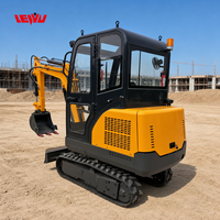 Mini-Excavatrices Multifonctions 0,8 Tonne pour Usage Domestique, Vente en Gros Usine, 3,5 Tonnes, 1,2T, 2,5T, EURO 5, EPA