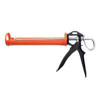 Pistola de calafateo selladora de silicona industrial y estructural de primera calidad con pistola adhesiva de vidrio rotativa de rendimiento manual