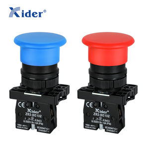 DB2/XB2 Serie de plástico Cabeza de hongo Resorte Retorno Marcado Interruptor de botón pulsador - Product Image 4
