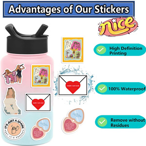 50 autocollants en PVC <span class=keywords><strong>de</strong></span> dessins animés <span class=keywords><strong>de</strong></span> <span class=keywords><strong>la</strong></span> chanteuse pop Sabrina Carpenter pour les fans, décoration murale <span class=keywords><strong>de</strong></span> téléphone, album <span class=keywords><strong>de</strong></span> fille <span class=keywords><strong>sexy</strong></span> et mignonne - Product Image 5
