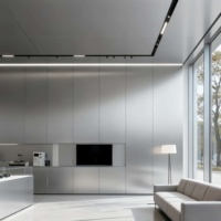 Paneles ACM/ACP de 4 mm, Revestimiento de Aluminio Personalizado de Foshan, Panel Compuesto de Aluminio con Espejo Bronceado para Construcción