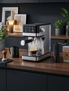 <span class=keywords><strong>Cafetera</strong></span> Espresso Inteligente con Pantalla Táctil, Acero Inoxidable, Automática, Estilo Italiano, para el Hogar - Product Image 2