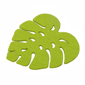 Linea tropicale Set di 4 foglie di vetro poggia impermeabile in feltro eco-friendly in metallo tovagliette per decorazioni per la casa per ristoranti - Product Image 2