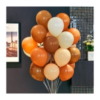 Joyeux anniversaire fête décor mat rétro avocat vert café camée marron Beige blanc sable Vintage couleur Latex ballon Ballon