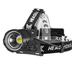 Linterna Frontal LED XHP70 de 30W Recargable, Alta Luminosidad, Zoom Ajustable, Iluminación para Exteriores - Product Image 2