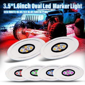 IP67 Rock Xe Tải Đèn Side Đánh Dấu Ánh Sáng Cho Xe <span class=keywords><strong>Trailer</strong></span> Xe Buýt Công Suất Cao Cỏ Xe Tải Trang Trí Ánh Sáng <span class=keywords><strong>LED</strong></span> Rock Ánh Sáng - Product Image 2