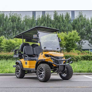 Carrito de Golf Eléctrico Elevado de 60V AC para 2+2 Pasajeros, Vehículo Todoterreno para Turismo con Techo Solar - Product Image 1