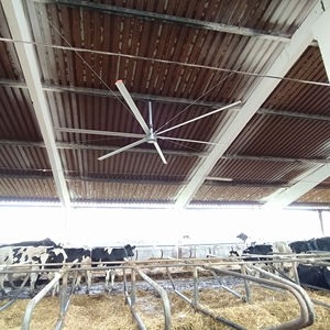 14ft 4.3M hvls Quạt trần <span class=keywords><strong>c</strong></span>ông nghiệp với động <span class=keywords><strong>c</strong></span>ơ & mang 3-năm bảo hành tiếng ồn thấp 38dB cho kho - Product Image 3