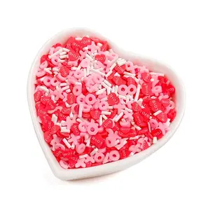 폴리머 클레이 뿌리 조각 슬라임 채우기 5mm 500g 1kg 발렌타인 믹스 꽃 사랑 네일 아트 폴리머 클레이 조각