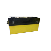 Boîte à outils de chantier en acier robuste OEM personnalisée, étui de qualité supérieure avec finition enduite de poudre imperméable et antichoc pour le rangement des outils