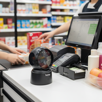 Escáner de Código de Barras Médico para Supermercado NORGEE Netum A6, Lector de Códigos QR 1D/2D, USB Inalámbrico de Alta Velocidad, 1700 Escaneos/Segundos, en Stock