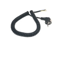 Câble PUR étanche standard européen 3 m 3 broches, câble spiralé industriel 220 V, cordon d'alimentation, connecteur, prise