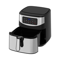Harga pabrik 12 in 1 tidak ada minyak baja tahan karat 1800W 9.2L freidoras de aire Air Fryer digital Pintar elektrik domestik
