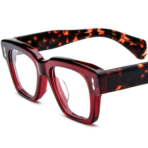 Biểu Tượng Tùy Chỉnh Acetate Kính Phụ Nữ <span class=keywords><strong>2026</strong></span> Mới Thiết Kế Thương Hiệu Vuông Kính Khung Người Đàn Ông Dày Kính Kính Kính Quang Học - Product Image 4