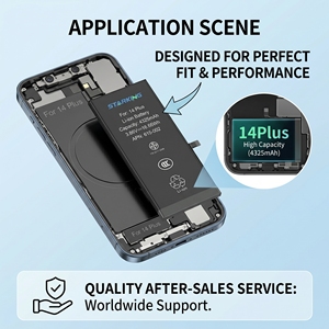 แบตเตอรี่โทรศัพท์ OEM ความจุสูงสำหรับ <span class=keywords><strong>iPhone</strong></span> <span class=keywords><strong>5s</strong></span> 6 6s 6p 6sp 7 7p 8 Plus X Xr Xs Max 11 12 <span class=keywords><strong>13</strong></span> 14Plus 15 Pro Max - Product Image 3