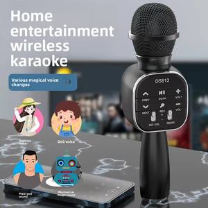 Micrófono Inalámbrico Capacitivo para Niños con Rotación de 360° y Altavoz Integrado - Uso Doméstico, Canto, Karaoke, Todo en <span class=keywords><strong>Uno</strong></span> - Product Image 5