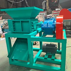 Multipurpose Plastic Scrap Recycling Shredder Crusher Machine Wood Double Shaft Shredder Machine