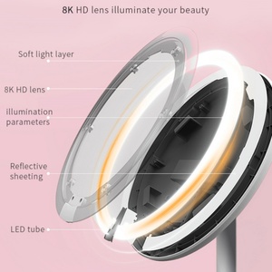 Mini Rechargeable Double Sides LED Cosmetic <b>Mirrors</b> Makeup <b>Mirror</b> Home Use Beauty Equipment - Product Image 3