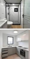 Casa Contenedor Modular Expandible de Acero Prefabricado de 20 y 40 pies, Casa Móvil, Villa Moderna y Uso Hotelero con Panel Sándwich